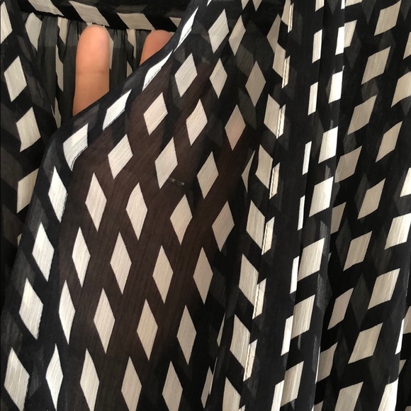 Black & cream blouse - Picture 4 of 4